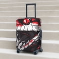 thumbnail image 4 of Salouo Fierce Red Viper Graphic Art Pattern Travel Dust-proof Suitcase Cover, Softside Suitcase Protector Luggage Cover Protector for 18-32inch ,Not Included Suitcase, 4 of 8