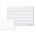 thumbnail image 2 of Cartes Magnétiques d'Effacement à Sec 12 "X8.75" 5 / Pkg-Double-Face; Blanc / Ligne Réglée 73520-6, 2 of 4