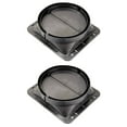 thumbnail image 1 of OUNONA Homeowners Range Hood Hood Base Black Prevent Odor Backflow 2Set, 1 of 8