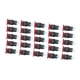 thumbnail image 3 of 25 unids/set interruptor de botón de cabeza de hongo plástico rojo IP65 para equipos de máquinas herramientas 16mm AC DC24V, 3 of 5