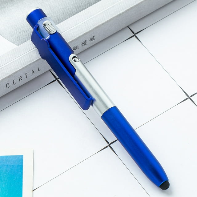 Multifunctional Pen 4-in-1 Writing Pen With Led Light Foldable Phone Stand For Office Staff Capacitive Pen