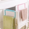thumbnail image 3 of Leaveforme 4 PCS Towel Rack Hanging Holder Organizer | Towel Bar Rack for Kitchen Bathroom | Over The Door Cabinet Cupboard Hanger, 3 of 8
