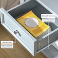 thumbnail image 6 of HOMCOM Accent End Table, Sofa Side Table with Storage Drawer and Bottom Shelf for Living Room,Gray, 6 of 9