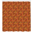 thumbnail image 3 of Ambesonne Hedgehog Shower Curtain, Autumn Season Nature, 69"Wx75"L, Multicolor, 3 of 3