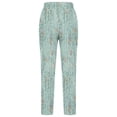 thumbnail image 4 of Mefallenssiah Mode Femmes Pantalon Décontracté Imprimé Floral Élastique Ample Jambe Large Droite, 4 of 4