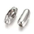 thumbnail image 2 of 20 pc Non-Tarnish Stainless Steel Ball Chain Connectors Stainless Steel color 15x6mm Hole: 4x2mm Fit for 5mm ball chain, 2 of 3