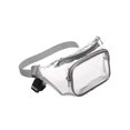 thumbnail image 4 of Cangurera Riñonera impermeable transparente a la moda para viajes deportivos, miniriñoneras (gris) Tmvgtek Para Estrenar, 4 of 4