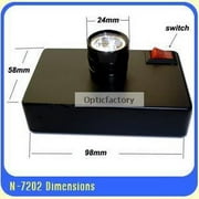 Hand Free Desktop LED light Source for gem tools such as Polariscope / Darkfield Loupe etc
