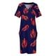 thumbnail image 4 of Lobster Loose Pocket Dress beach dress bandage dress, 4 of 7