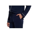 thumbnail image 6 of GLOBAL 100% Cotton Pajamas for Women Set Long Sleeve Button Down Sleepwear Soft Pjs Kint Lounge Sets with Pockets Navy Blue S, 6 of 7