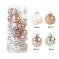 thumbnail image 2 of 24PCS Christmas Ball Ornaments 2.36 Inch Shatterproof Baubles Set Hanging Decorations for Xmas Tree Holiday Party Wedding Event Home Festive Decor Bulk Pack, 2 of 6