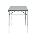 thumbnail image 6 of Mainstays 4 ft Adjustable Height Folding Table, Gray, 6 of 8