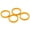 Gold, variant on M Buder 4Pcs Bicycle Headset Spacer Front Fork Stem Spacers Aluminum Alloy 5mm Height 28.6mm (1.12in) Inner Diameter for Mountain Road Bike, Gold