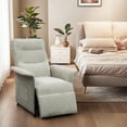 thumbnail image 3 of FLEXISPOT Single Motor Electric Recliner Chair for Adults,Electric Small Home Theater Seating Lounge Single Sofa,Chenille Upholstered,Beige, 3 of 9