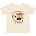 thumbnail image 3 of Inktastic Little Monkey Girl 2nd Birthday Girls Baby T-Shirt, 3 of 5
