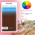 thumbnail image 6 of Brown 6 Pack Standard Disposable Plastic Party Tablecloth 54 Inch. x 108 Inch. Rectangle Table Cover By Zimpleware, 6 of 6