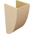 thumbnail image 5 of 11"W x 11"D x 22"H Wide Durham Rough Cedar Woodgrain TimberThane Corbel, Primed Tan, 5 of 6