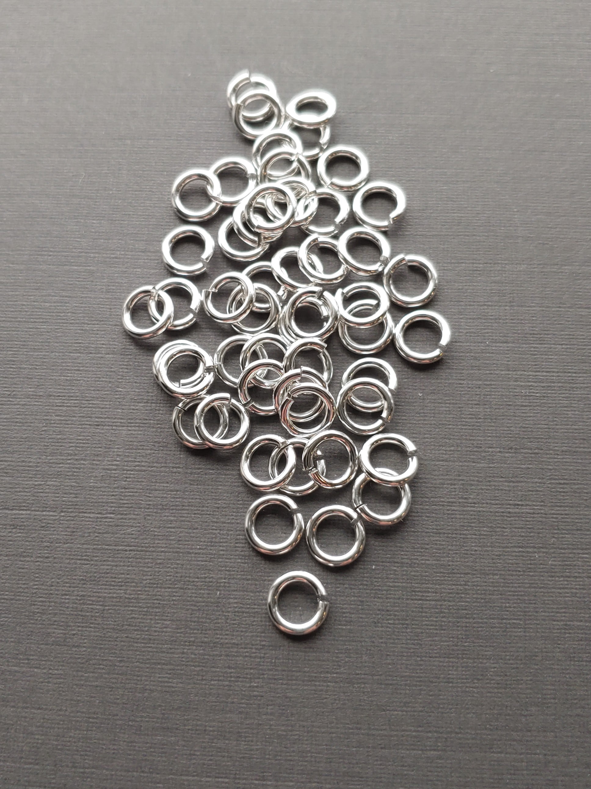 SNAPEEZ II ULTRAPLATE Jump Rings 7mm 99.9& Pure Silver Plate. See