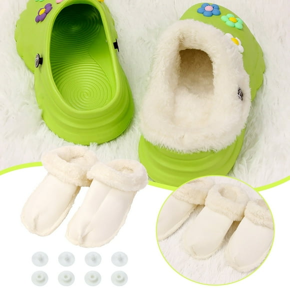 Hearth & Gear Shoes With Warm Inner And Removable And Washable Slippers Inner With Holes Inner With Winter Inner Shoe Cover Exercises Bands for Women under Desk Elliptical Pedal Exercise Elastic Bands