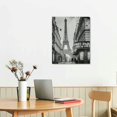 thumbnail image 3 of Shiartex City Architecture Landscape Paris Eiffel Tower Poster, Paris Eiffel Tower Black And White Art Wall Decor Canvas Print, Holiday Gift Decoration for Friends Canvas Painting  And Prints Wall, 3 of 5