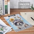 thumbnail image 4 of Wooden Clipboard Decorative Office School Hardboard Wood Nursing Clip Board and Pull for Standard A4 Letter Size Raccoon Pictures Cute Wooden Clipboard 12.5" X 9", 4 of 6