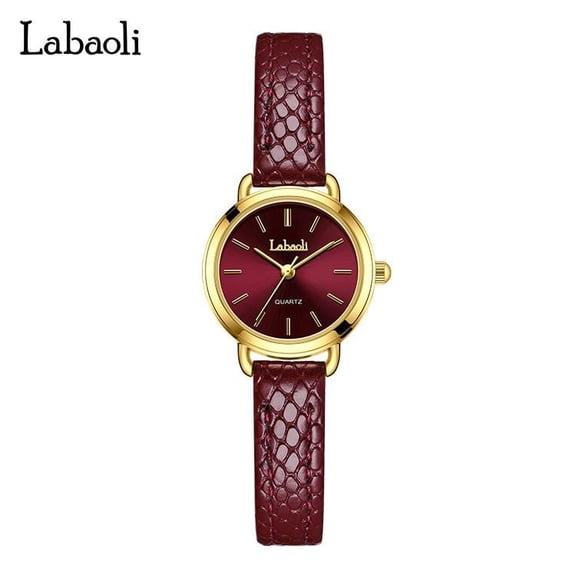 Explojoy Women's Luxury Leather Watch – Waterproof Quartz Movement & Elegant Design