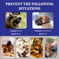 thumbnail image 2 of Bozal para perro Evollax grande, ajustable y transpirable de malla, talla L, 2 of 7