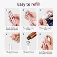 thumbnail image 4 of LISAPACK 8ML Atomizer Perfume Spray Bottle for Travel 3 PCS, Empty Refillable Cologne Dispenser, Portable Sprayer (Red, Purple, Pink), 4 of 9