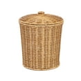 thumbnail image 2 of Tongina Large Laundry Hamper Woven Basket with Lid, Beige, 2 of 8