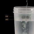 thumbnail image 6 of 16 OZ Protein Shaker Bottle with Mixer Ball and 2 Interlocking Storage Jars for Pills, Snacks, Coffee, Tea. 100% BPA Free,Non Toxic and Leak Proof Sports Bottle (red 24 oz without jar & bottle), 6 of 7