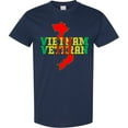 thumbnail image 3 of Inktastic Vietnam Veteran in Green Gold and Red T-Shirt, 3 of 5