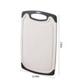 thumbnail image 3 of Cbcbtwo Plastic Cutting Boards for Kitchen Dishwasher Safe, Extra Large Cutting Board for Meat with Juice Grooves, Easy Grip Handle, Non-Slip, with Grinding Area, 3PC, 3 of 4