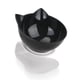 thumbnail image 3 of Cuenco de mascotas Antideslizante 15 ° Comida inclinada Potinaje Contenedor de agua con soporte elevado Protección Protección Piel de alimentación Hogar Pequeño Animales 1 tazón negro Advancent PT000726-03, 3 of 7