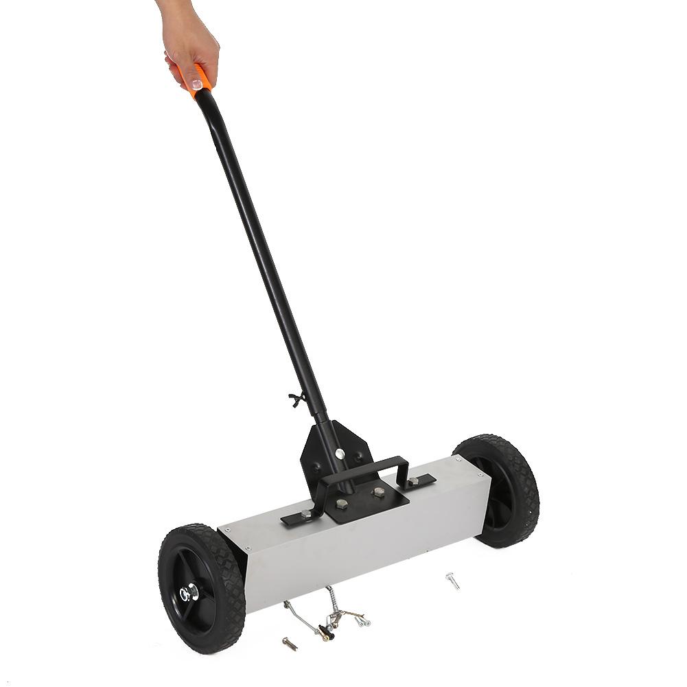 FAGINEY 24in Heavy Duty Floor Sweeper Pick Up Roller Push
