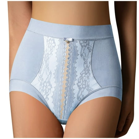 Sdeycui Women s No Show Briefs Underwear High Waist Tummy Control Panties Soft Breathable Panty