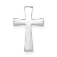thumbnail image 1 of 14k White Gold Cross Floating Open Chain Slide Pendant Necklace Charm Religious Latin, 1 of 6