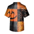 thumbnail image 5 of Domuza Halloween Scrubs for Men Top Funny Novelty Print V-Neck Short Sleeve Work Uniform Shirts Comfy Soft Classic Fit Medical Scrub Tops XL, 5 of 6