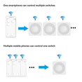 thumbnail image 2 of Módulo de Interruptor de Relé Zigbee 5A 4 Canales CA 100-240 V Funciona con el Módulo de Interruptor Inteligente Mini Alexa Home, 2 of 5