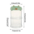 thumbnail image 3 of Travel Spice Containers, Portable Seasoning Jars, Leak-Proof Kitchen Dispenser Bottles, Camping Food Storage, Airtight Reusable Condiment Containers for Outdoor, 3 of 9