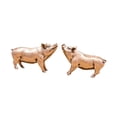 thumbnail image 4 of 2 figuras de latón, esculturas de animales, decoración Feng Shui de metal, adornos de mesa para festivales, centros de mesa, escritorios y oficinas., 4 of 9
