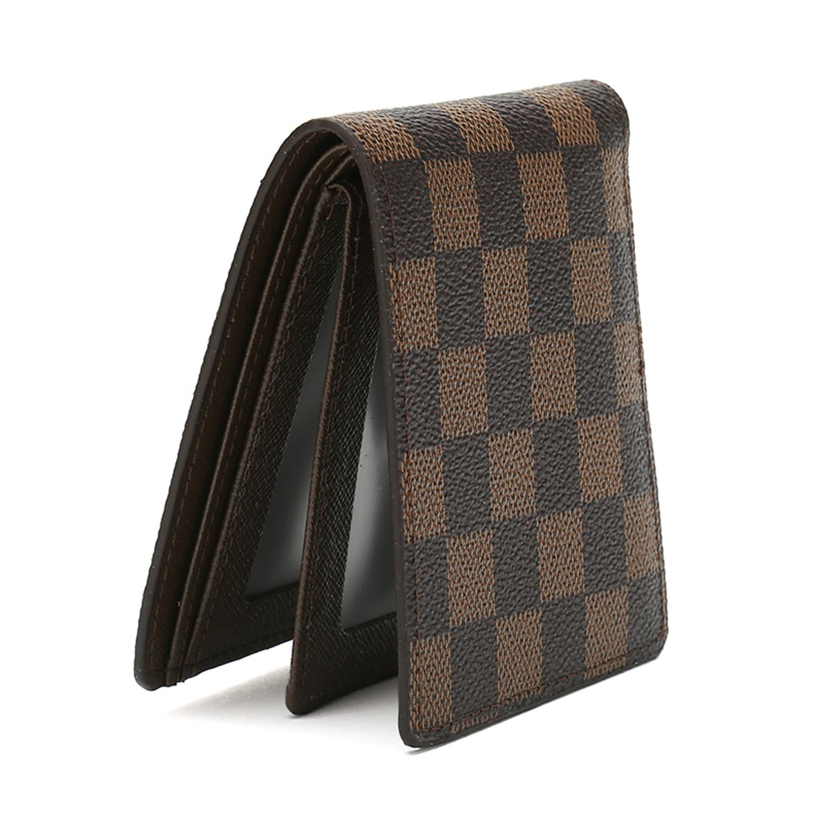 Lv Checkered Wallet Black  Natural Resource Department