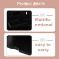 thumbnail image 5 of HONMEET Foldable Black Car Backseat Tray Table with Phone Holder Portable Seat Back Organizer for Travel and Kids, 5 of 6