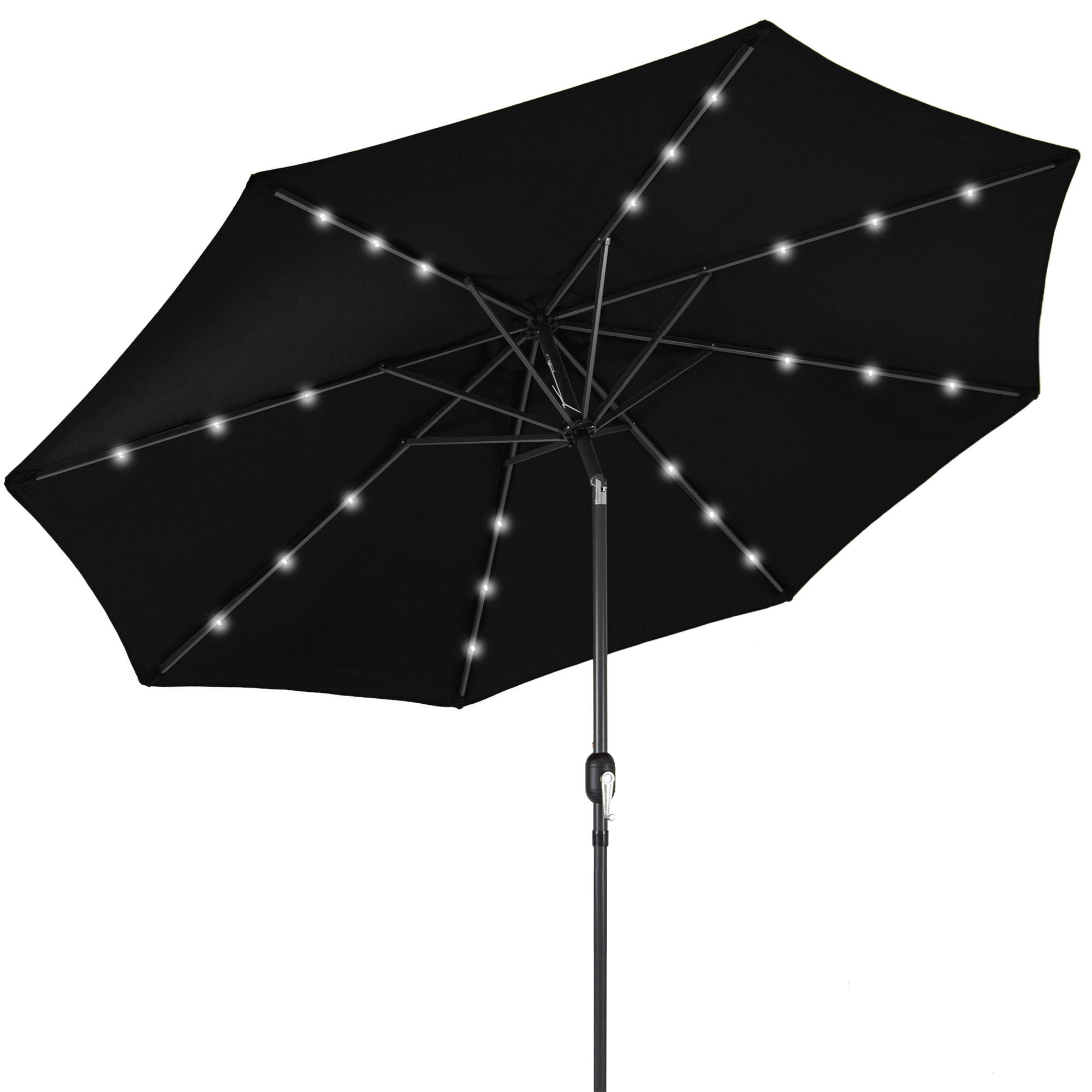best choice products 10ft solar led patio offset umbrella