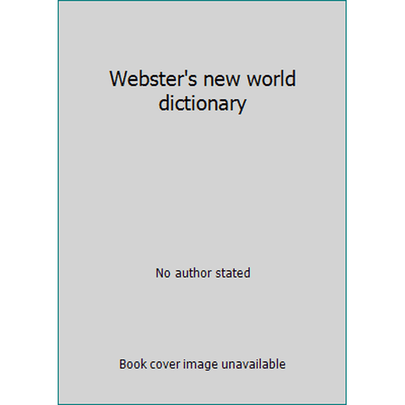 Pre-Owned Webster's new world dictionary (Paperback) 0529053446 9780529053442