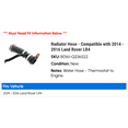 thumbnail image 2 of Radiator Hose - Compatible with 2014 - 2016 Land Rover LR4 2015, 2 of 2