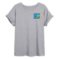 thumbnail image 2 of MTV - MTV Logo Grid - Women's Oversized Graphic T-Shirt, 2 of 4
