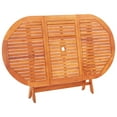 thumbnail image 6 of vidaXL Folding Patio Table 63"x33.5"x29.1" Solid Wood Eucalyptus, 6 of 6
