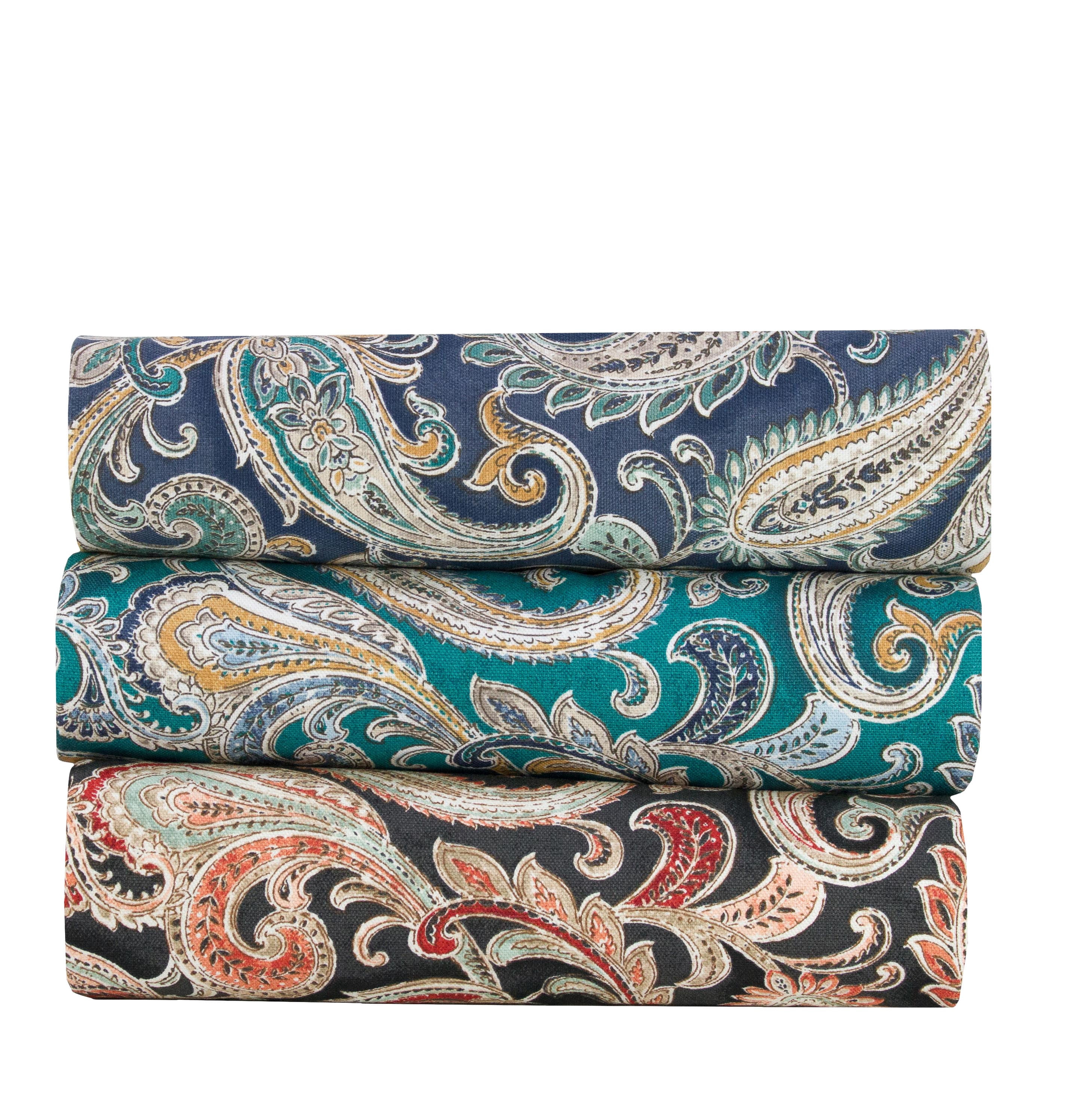 Better Homes & Gardens 54” Width 100% Cotton Fabric, 8 Yard by the Bolt, Painterly Paisley Blue
