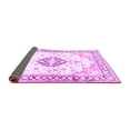 thumbnail image 2 of Ahgly Company Indoor Rectangle Medallion Purple Traditional Area Rugs, 2' x 4', 2 of 4
