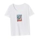 thumbnail image 5 of Camiseta de mujer Ropa deportiva de verano Recuerdo Camiseta de cuello redondo de ajuste regular para viajes XL, 5 of 7